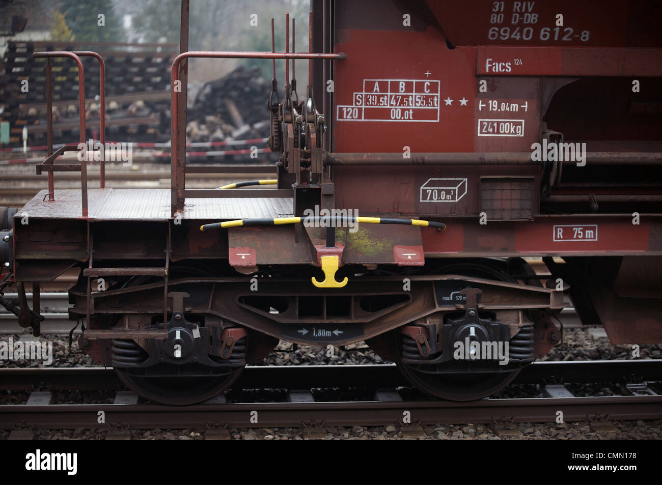 Rail freight wagon Stock Photo Alamy