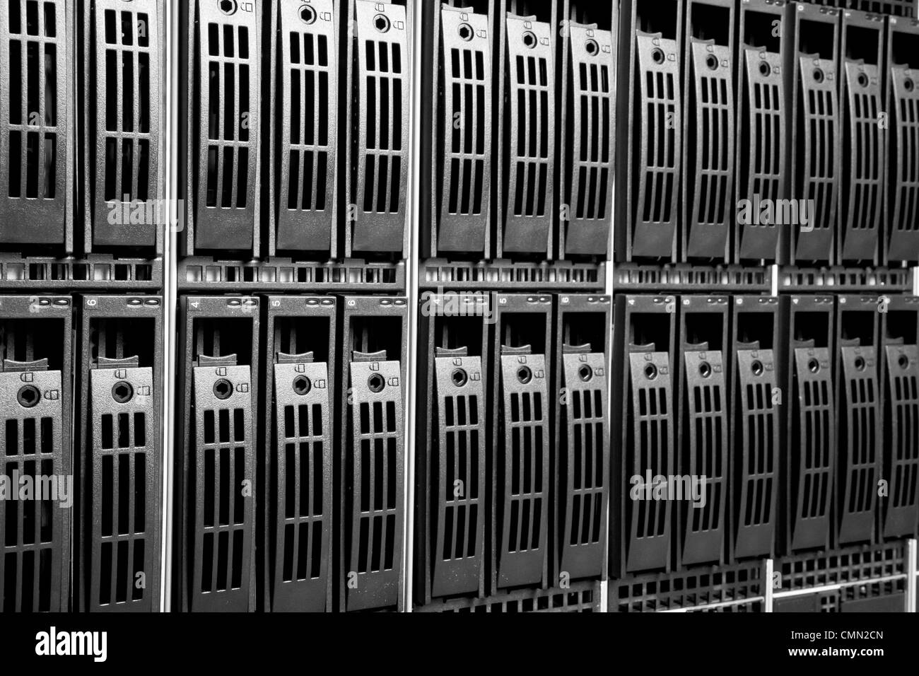 Data center Black and White Stock Photos & Images - Alamy
