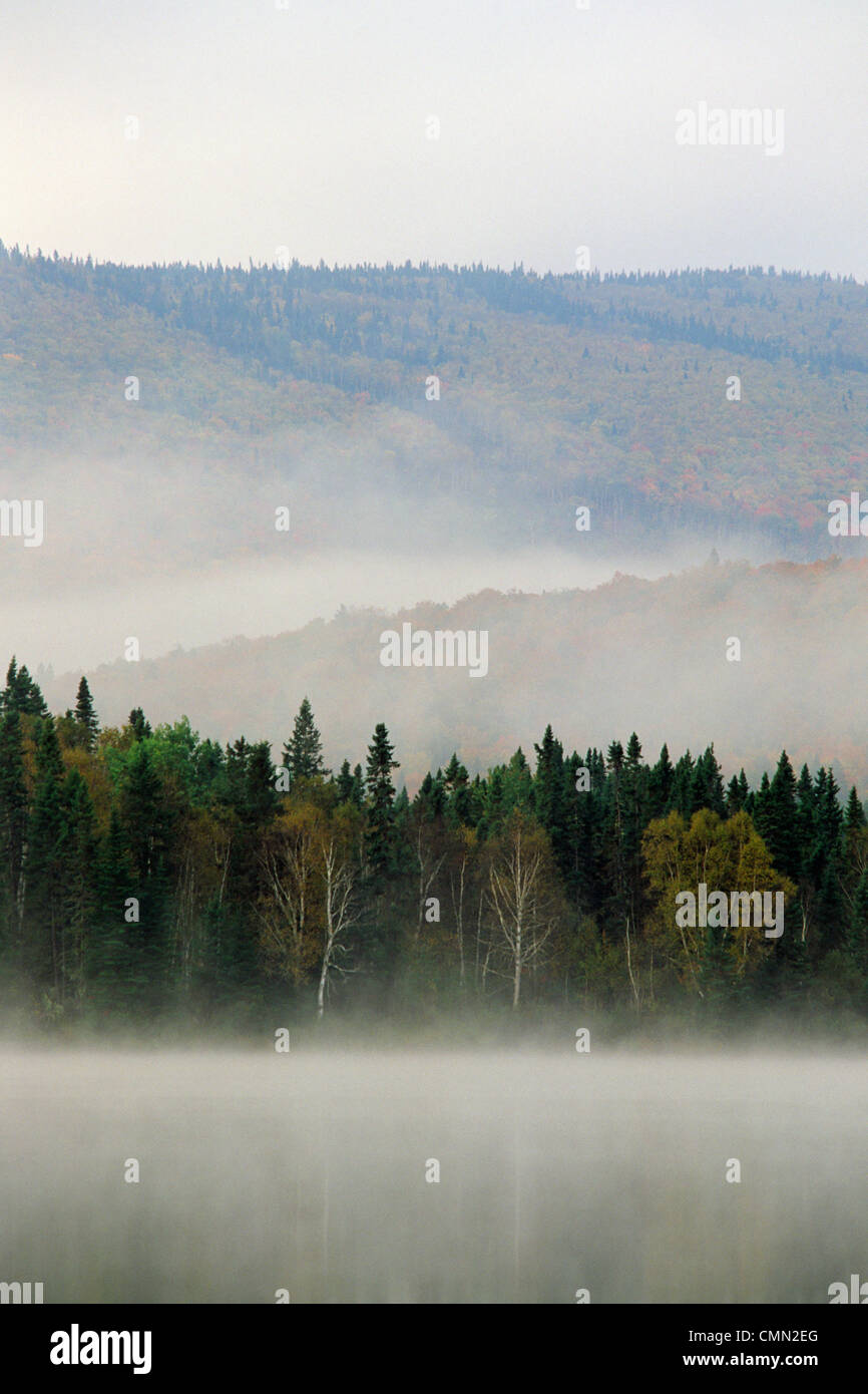 Bathurst Lake, Mount Carleton Provincial Park, New Brunswick. Stock Photo