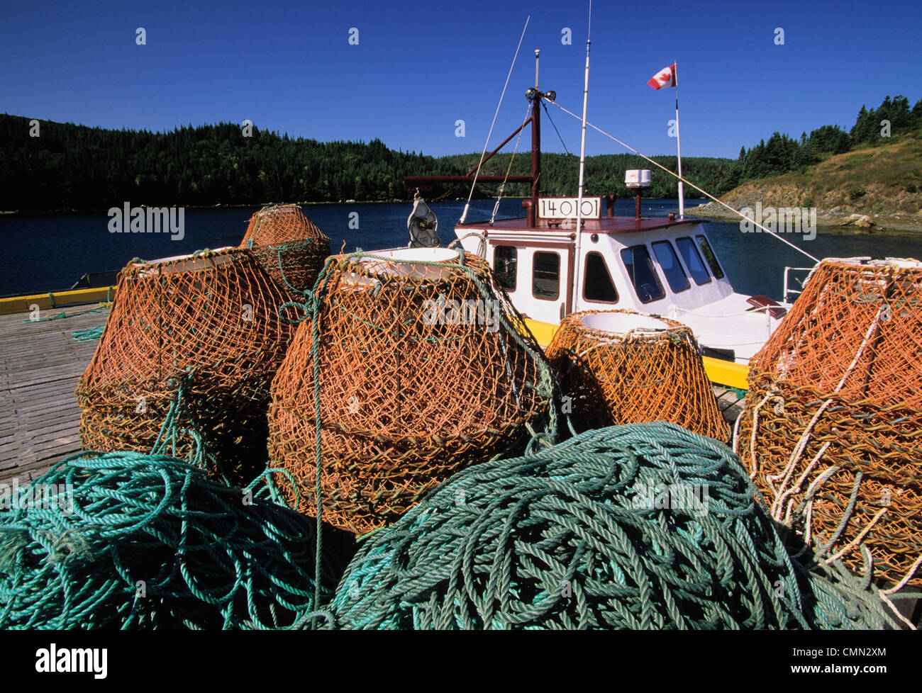 Fishing Gear, Avalon Peninsula, Aquaforte, Newfoundland & Labrador Stock Photo Alamy