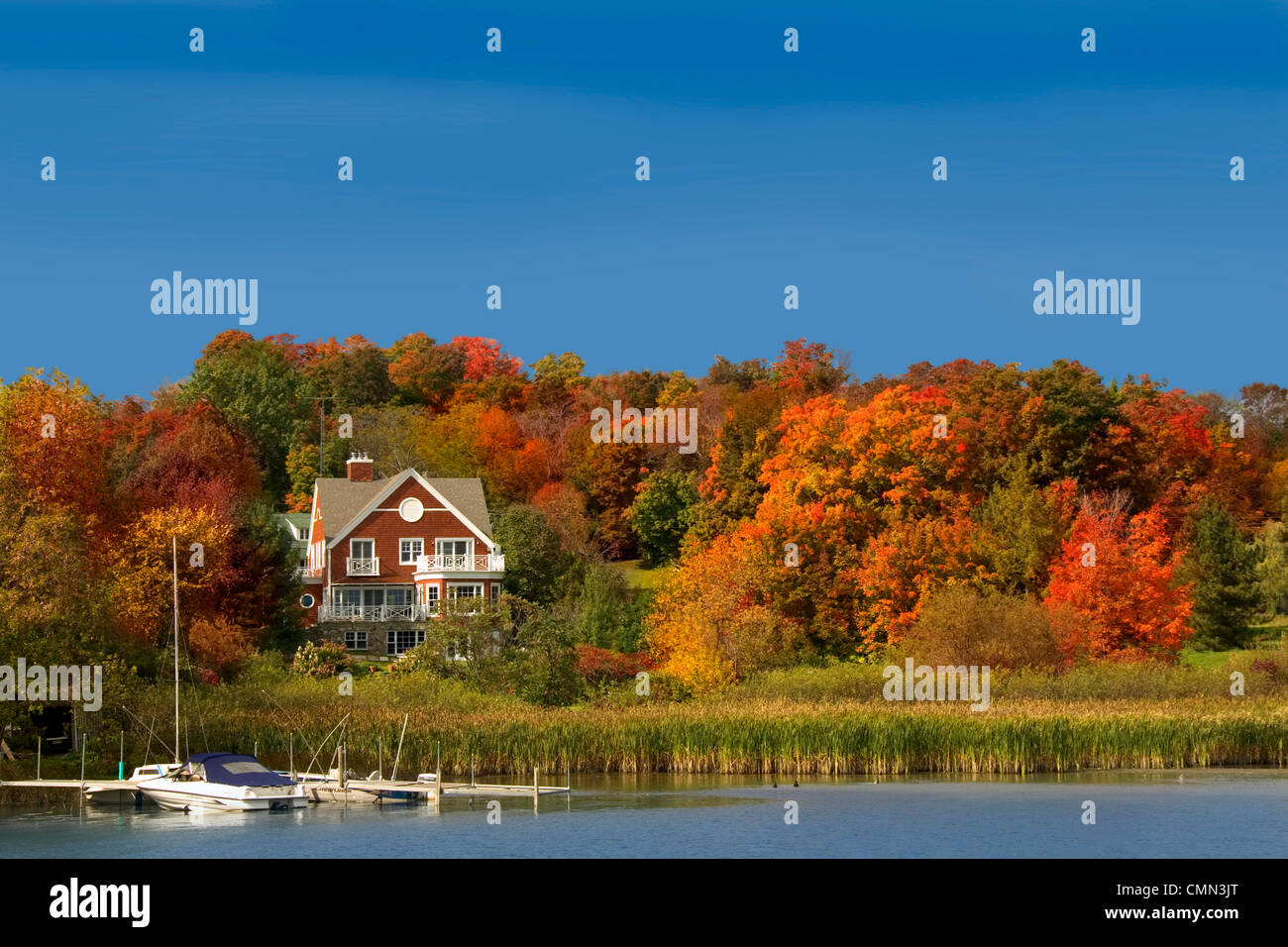 Knowlton, Eastern Townships, Lac Memphremagog Quebec Stock Photo Alamy