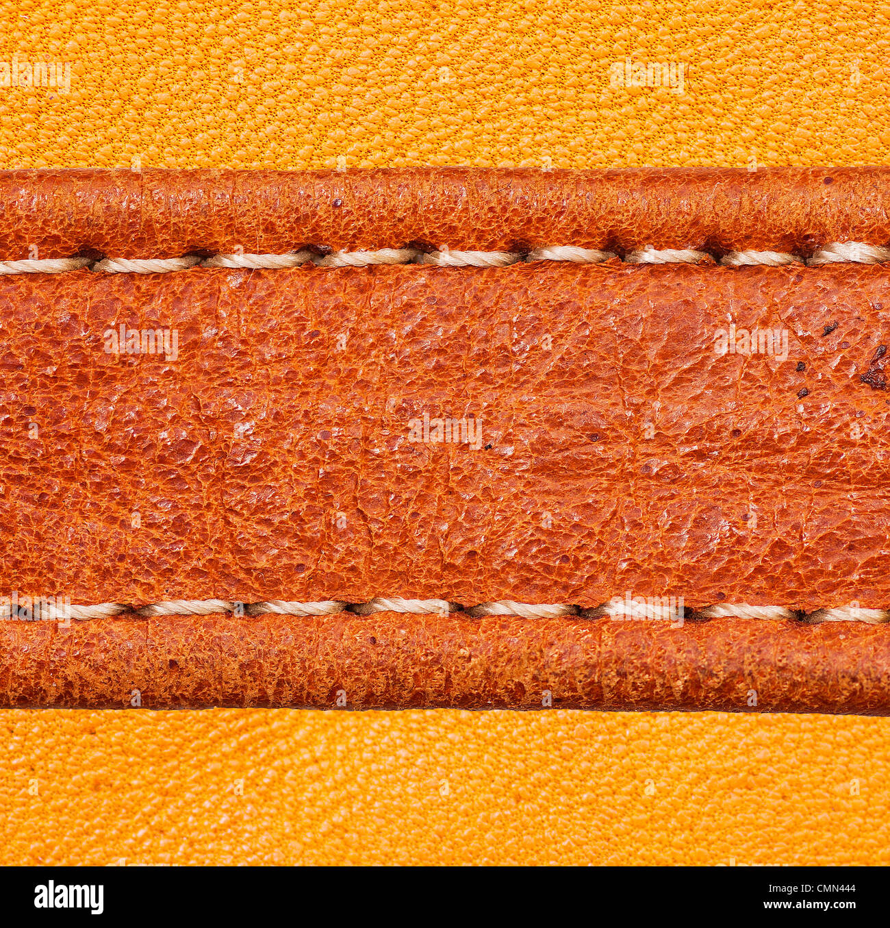 A brown leather texture. high resolution. Stock Photo