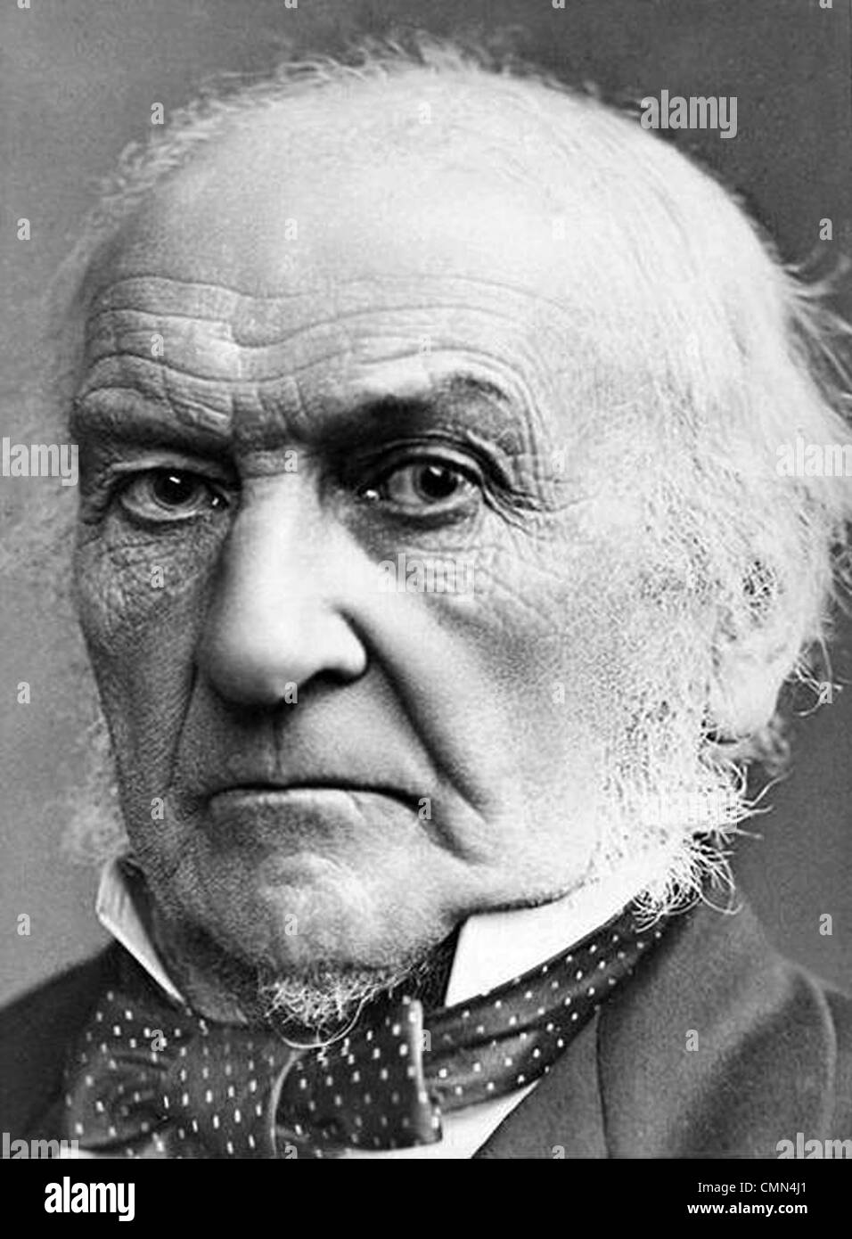 WILLIAM  GLADSTONE (1809-1898) British Liberal statesman Stock Photo