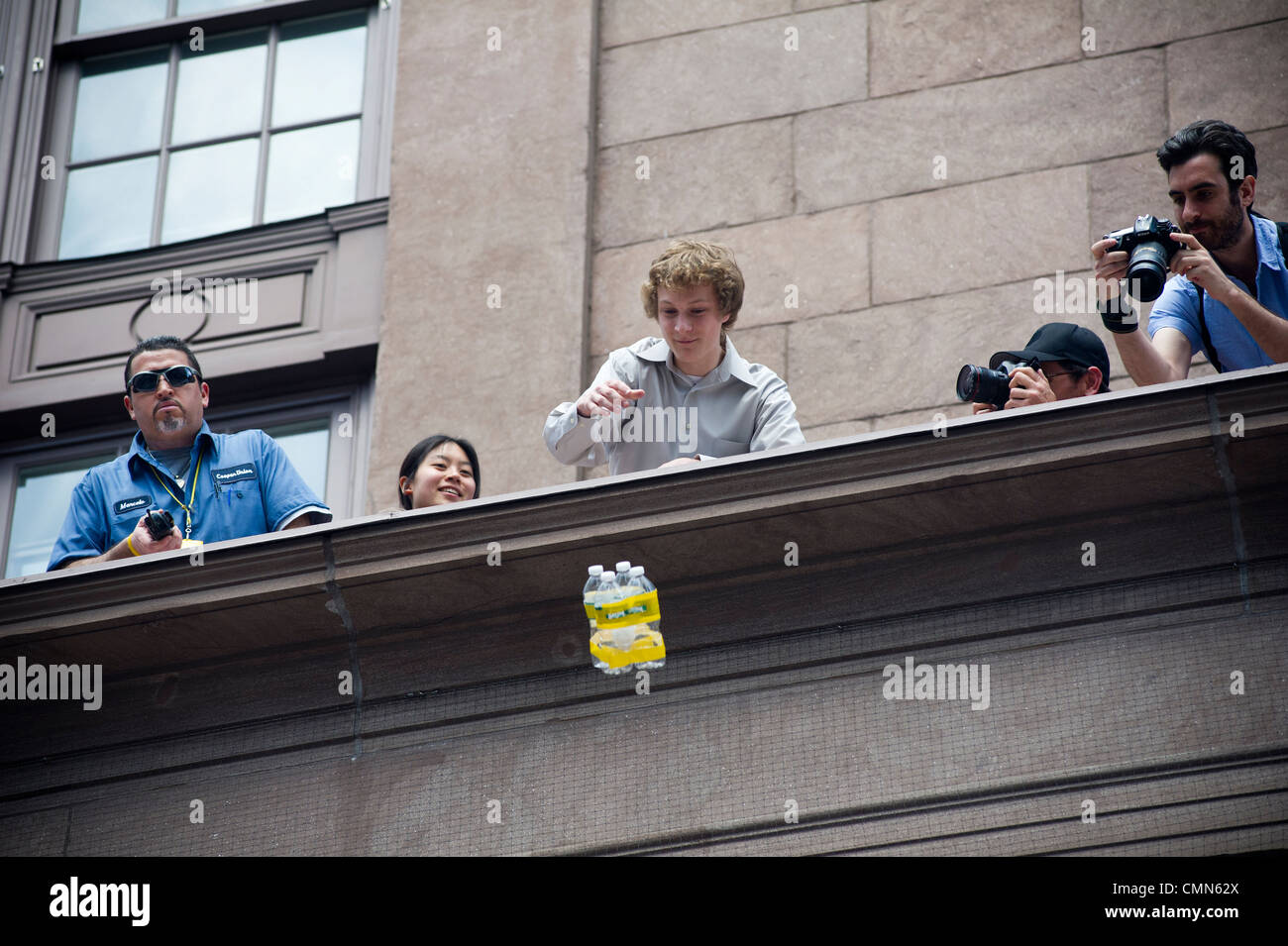 The Cooper Union Engineering School Annual Egg Drop Competition Stock