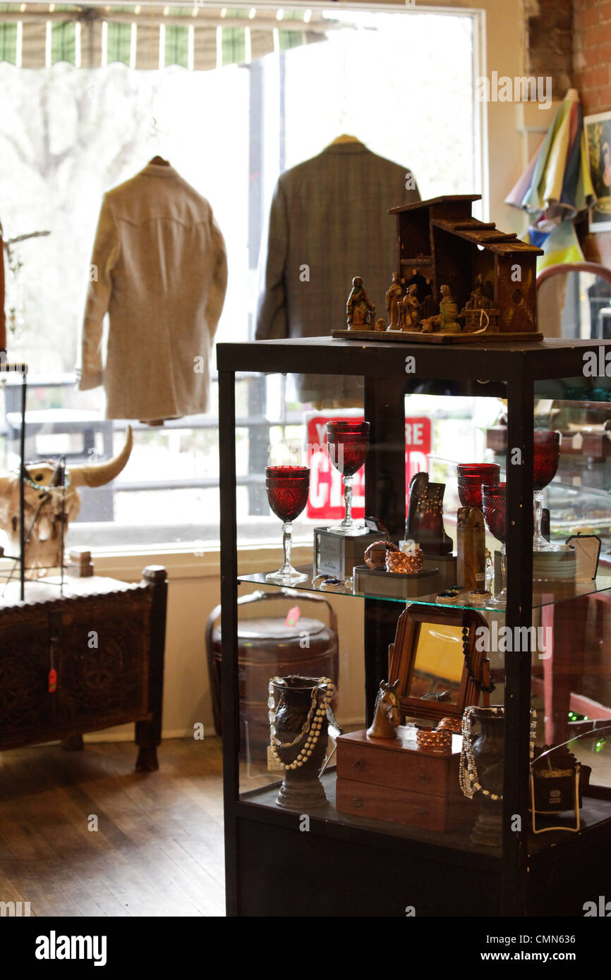 Madrid, New Mexico, United States. Antique shop Stock Photo Alamy