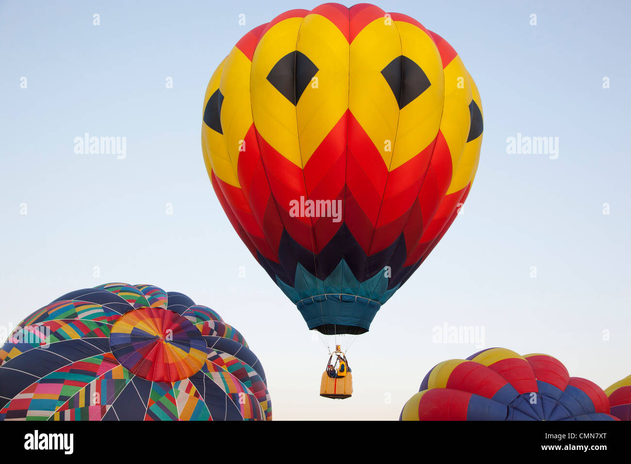 WA, Prosser, The Great Prosser Balloon Rally, Launching hot air