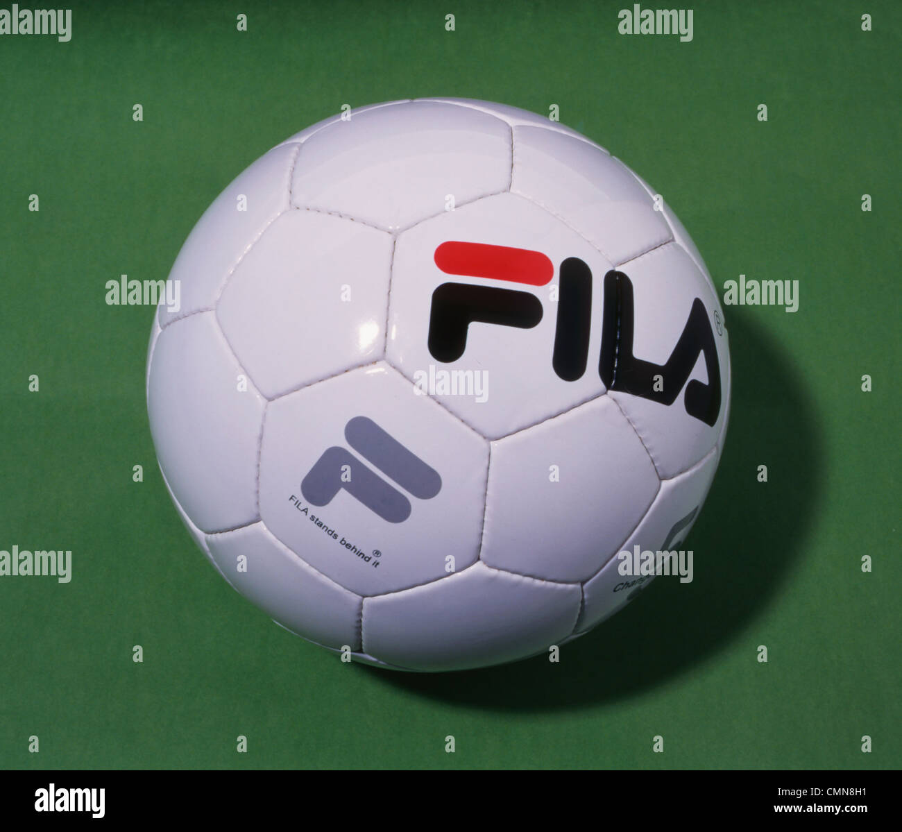 stitched Fila football Stock Photo - Alamy
