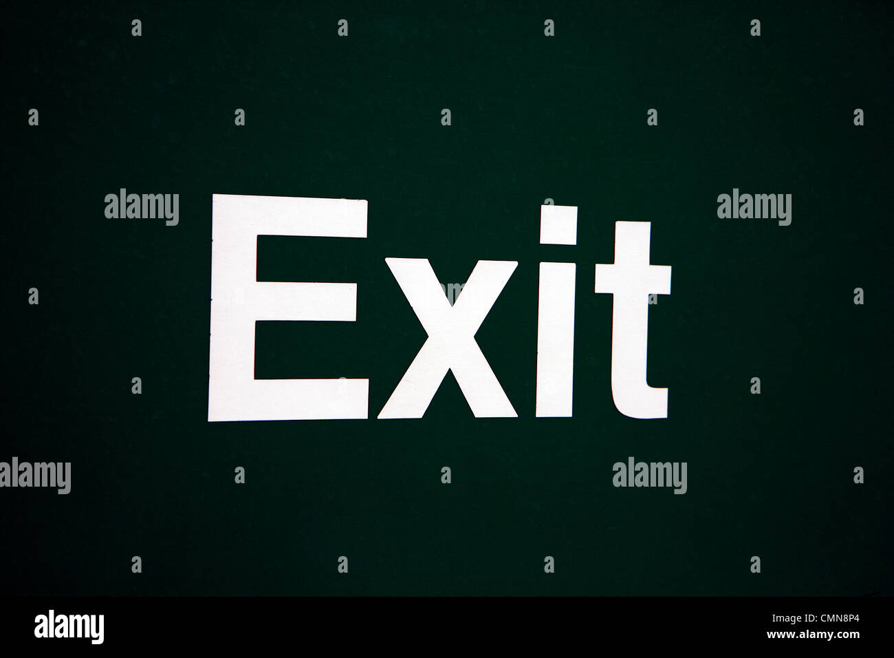 Exit sign Stock Photo