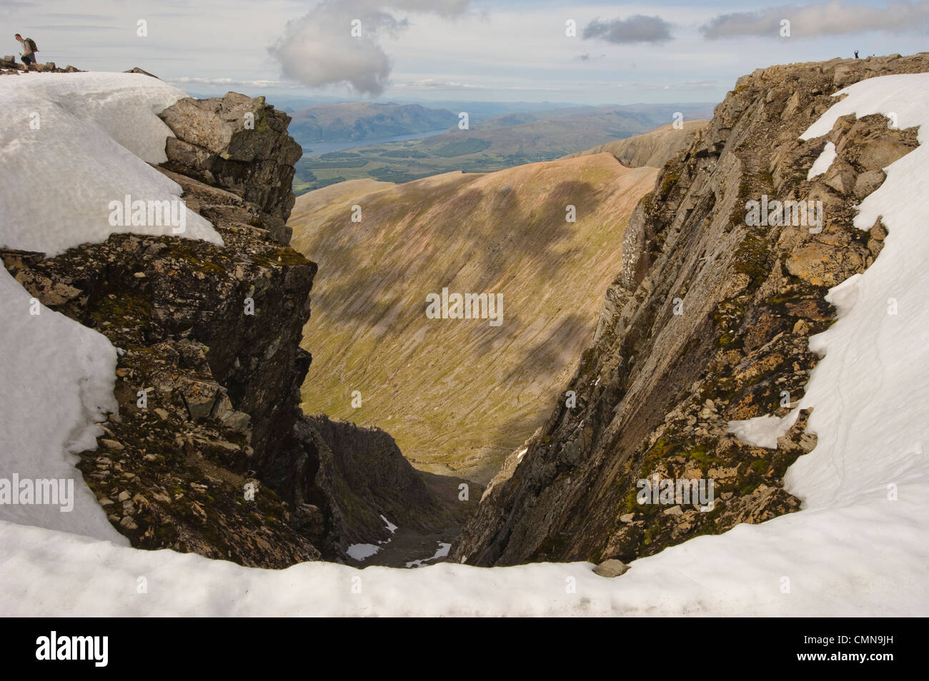 Summit of Ben Nevis, Scotland in June Stock Photo Alamy