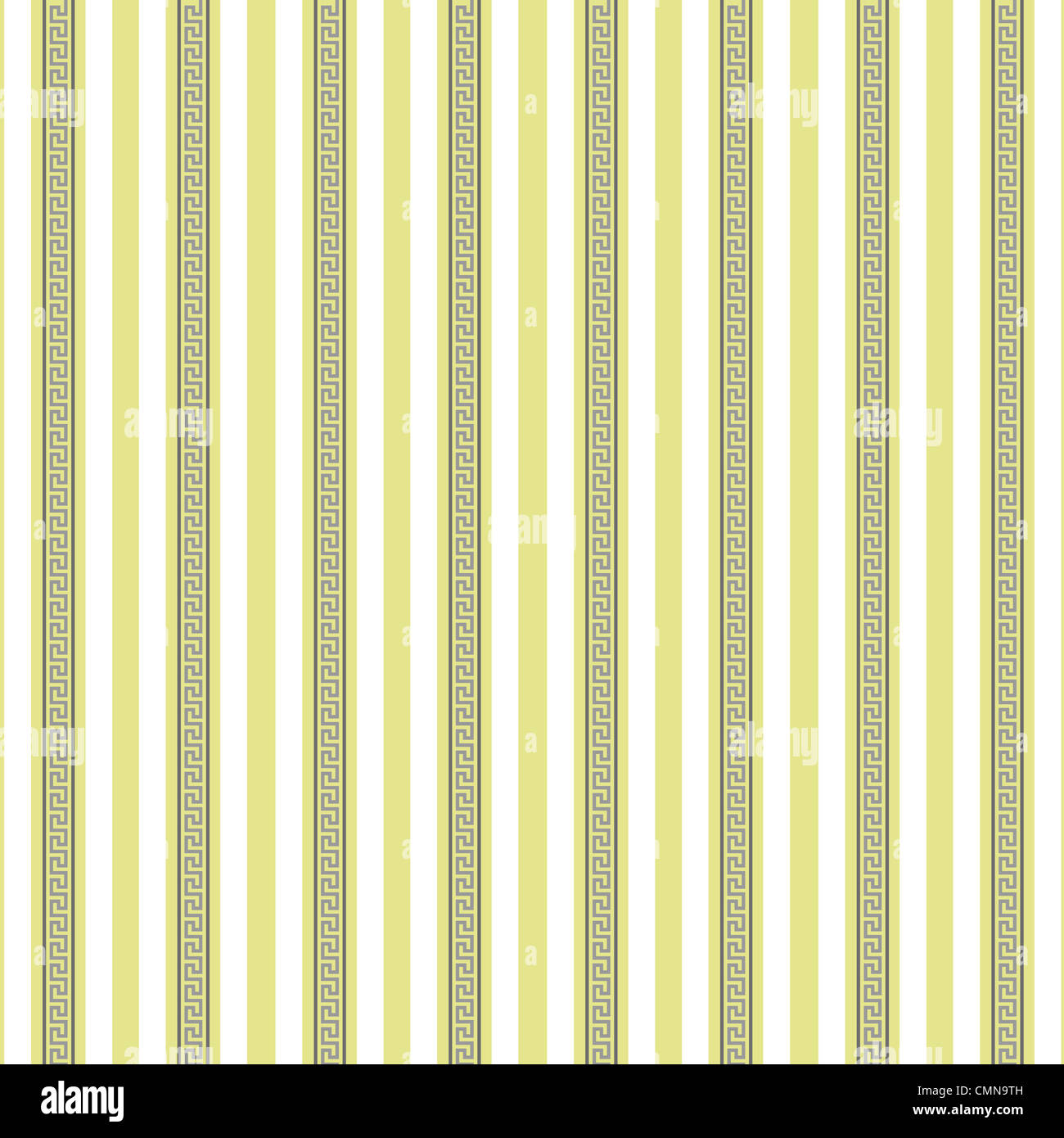 Artistic vertical stripes pattern in green and white Stock Photo