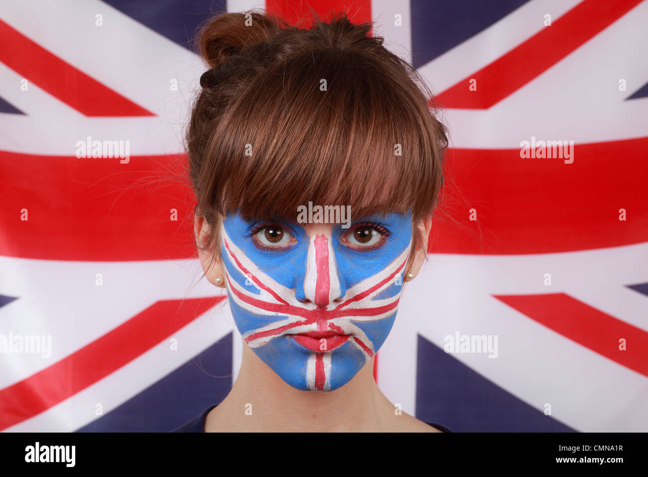 England flag face paint hires stock photography and images Alamy