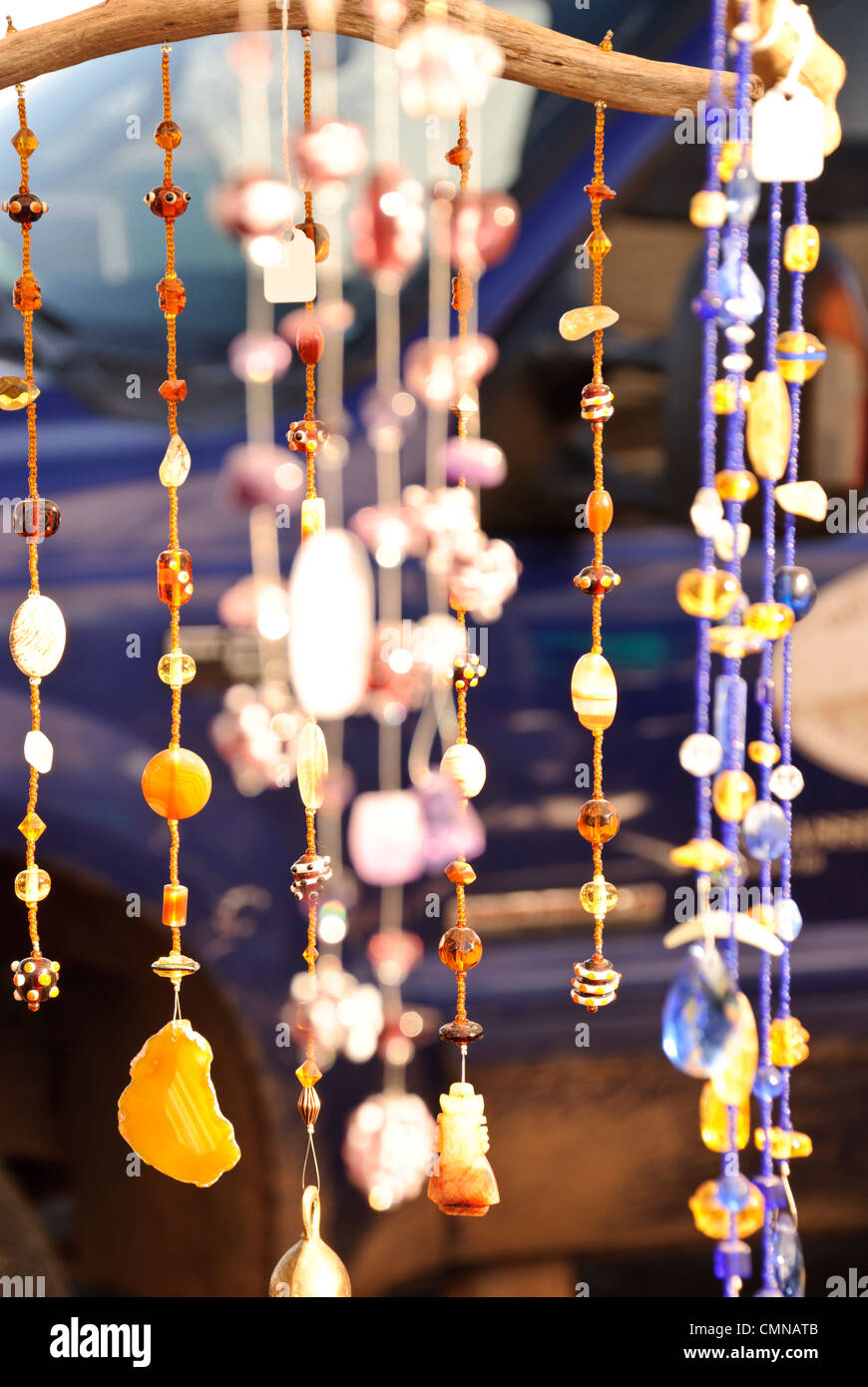 Hanging beads Stock Photo Alamy