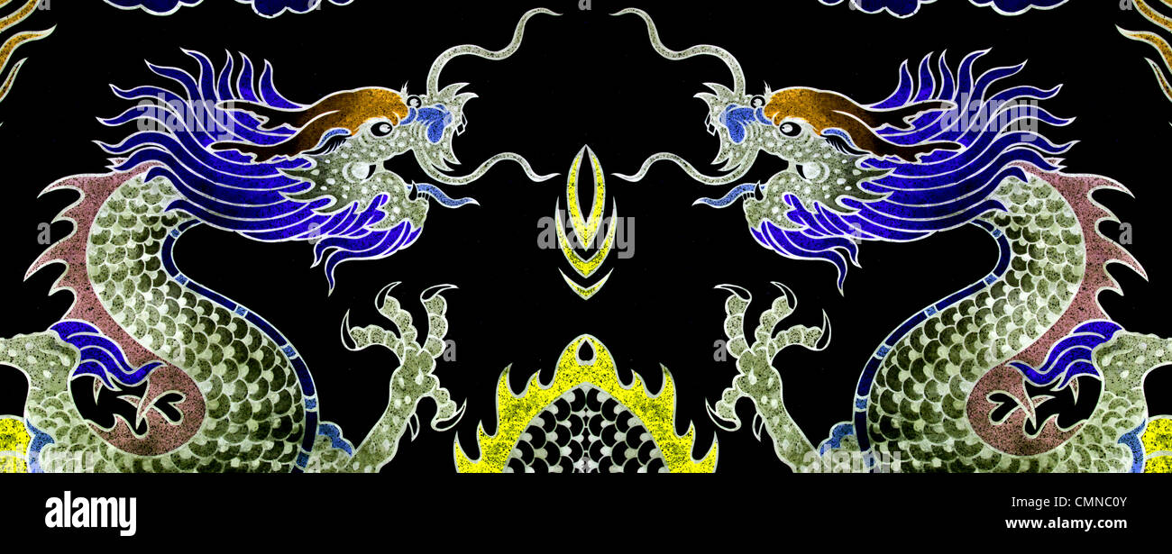 Black Chinese Dragon Wallpaper