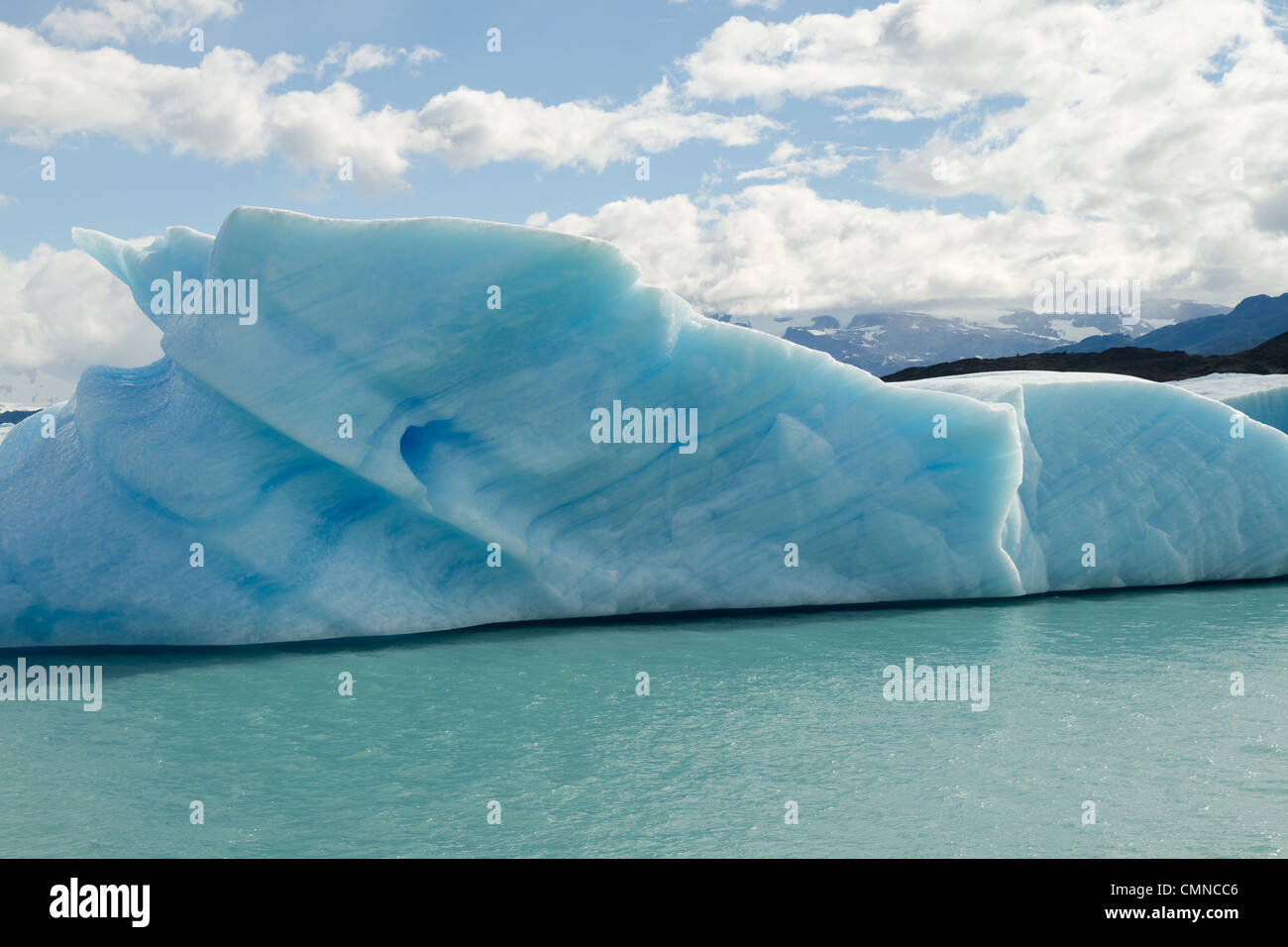 Upsala Glacier landslides Stock Photo Alamy