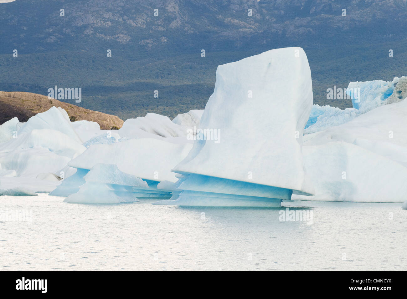 Upsala Glacier landslides Stock Photo Alamy