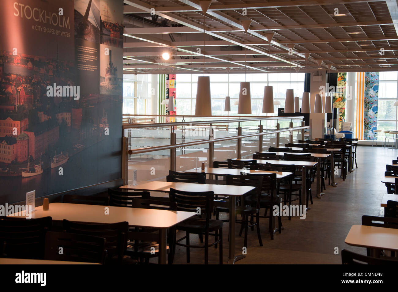 The corner of restaurant Stock Photo Alamy