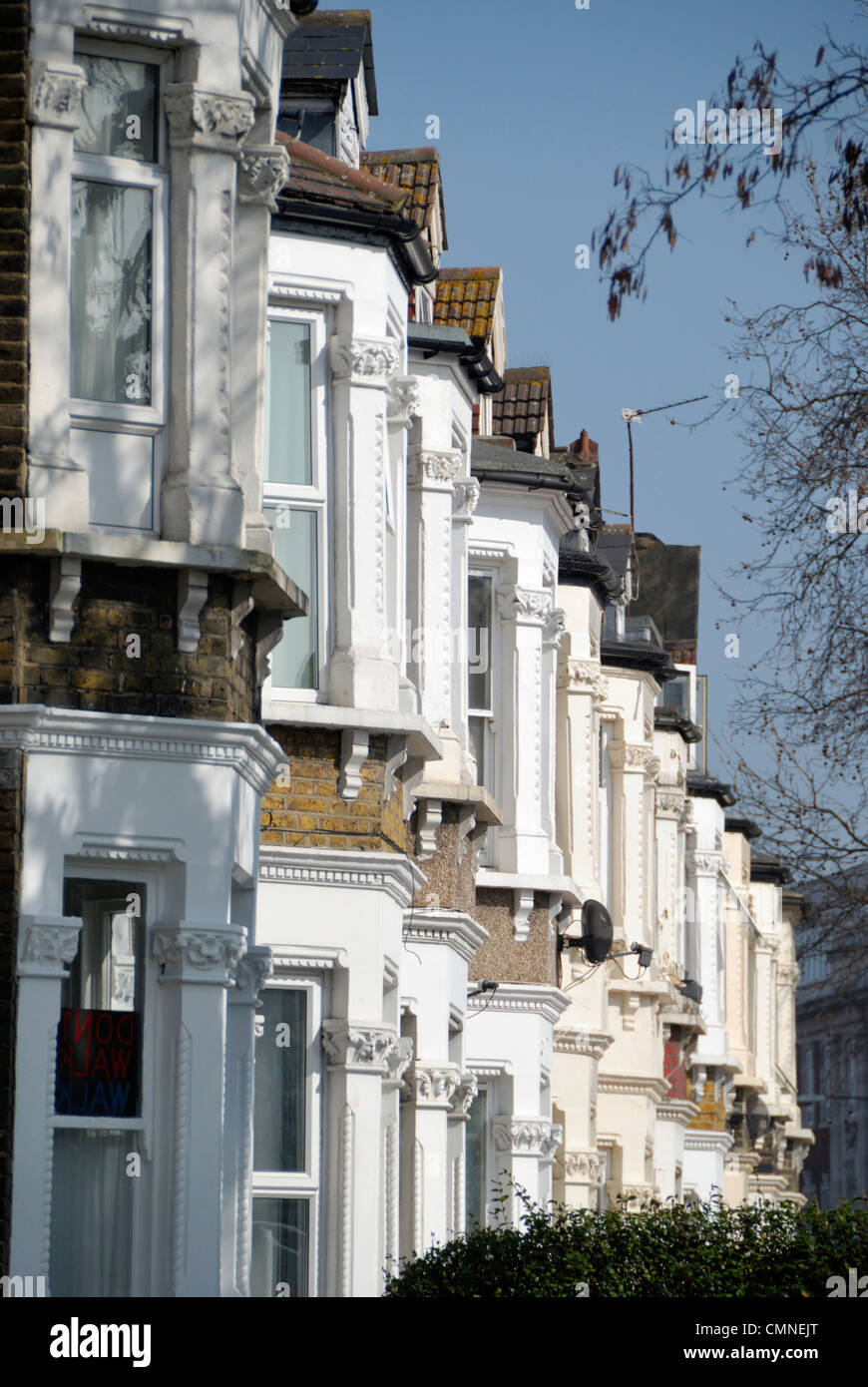 Victorian Terraced Houses, Stratford, London, England Stock Photo - Alamy