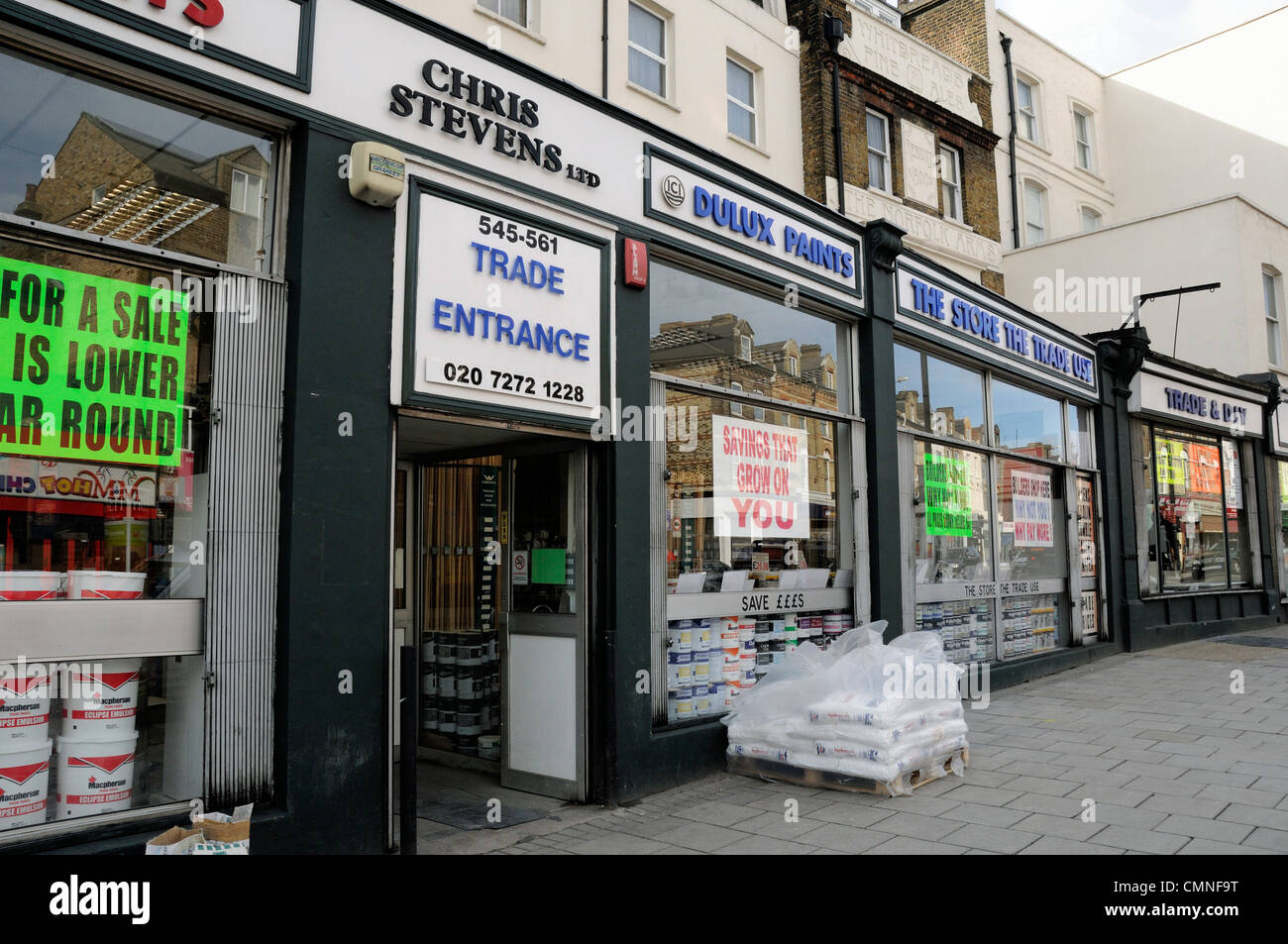 Chris Stevens paint, decorating and DIY shop Holloway Road Archway