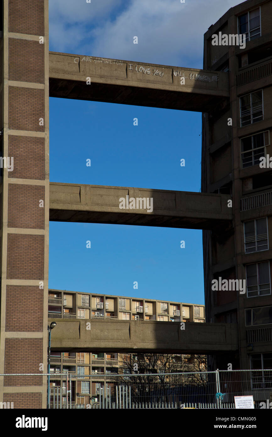 Park Hill flats refurbishment /regeneration project in the heart of