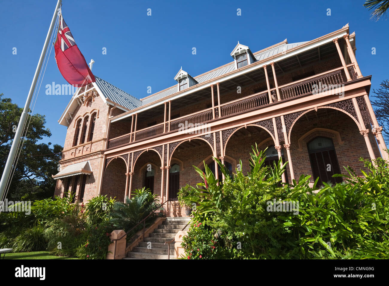 The James Cook Museum. The heritage building was built in 1889 as a convent. Cooktown, Queensland, Australia Stock Photo