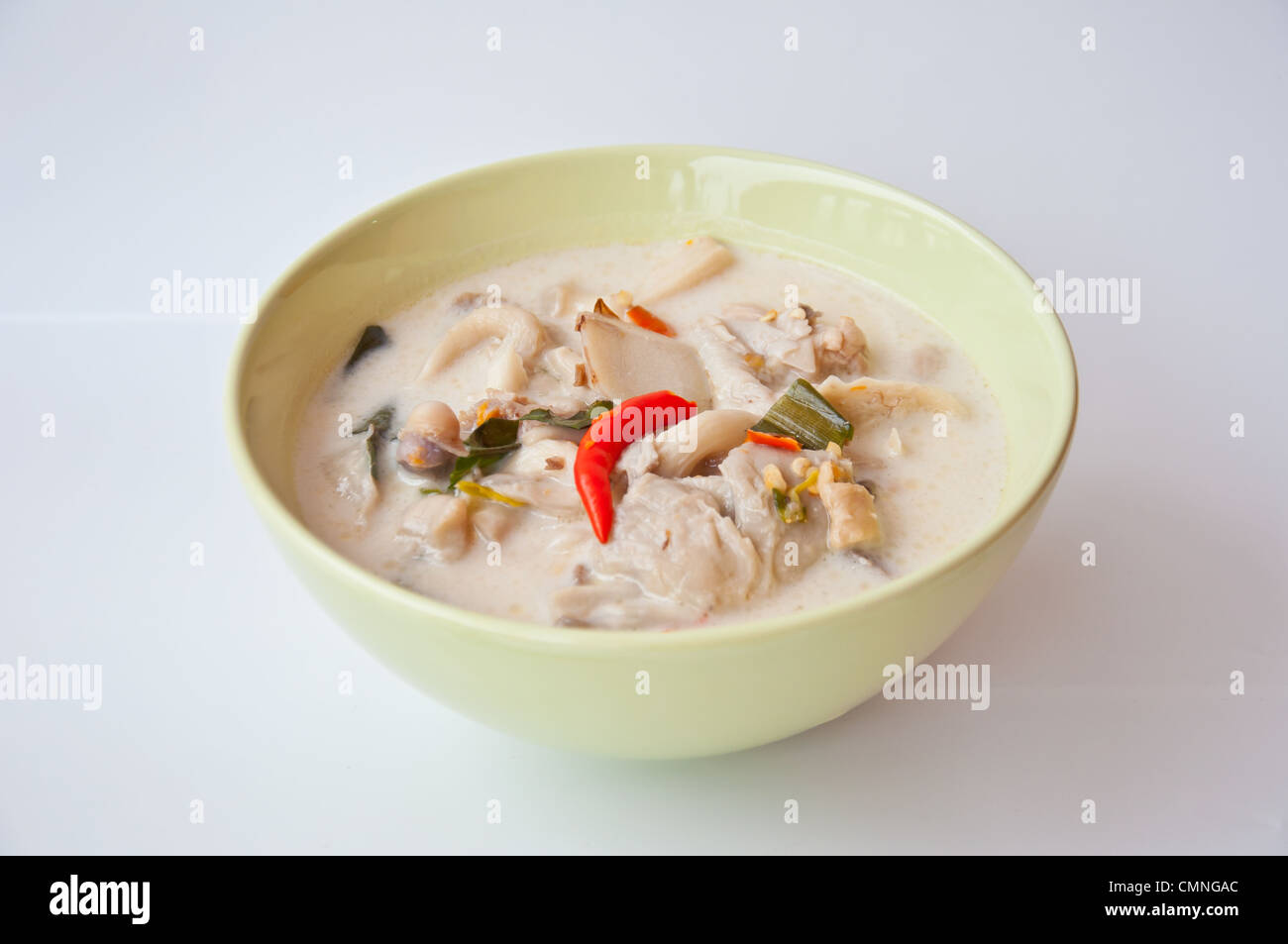 Delicious Thai food call TOM YUM KHA KAI Stock Photo Alamy