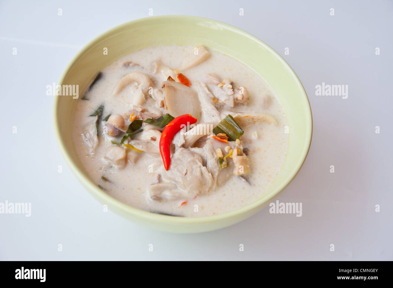 Delicious Thai food call TOM YUM KHA KAI Stock Photo Alamy