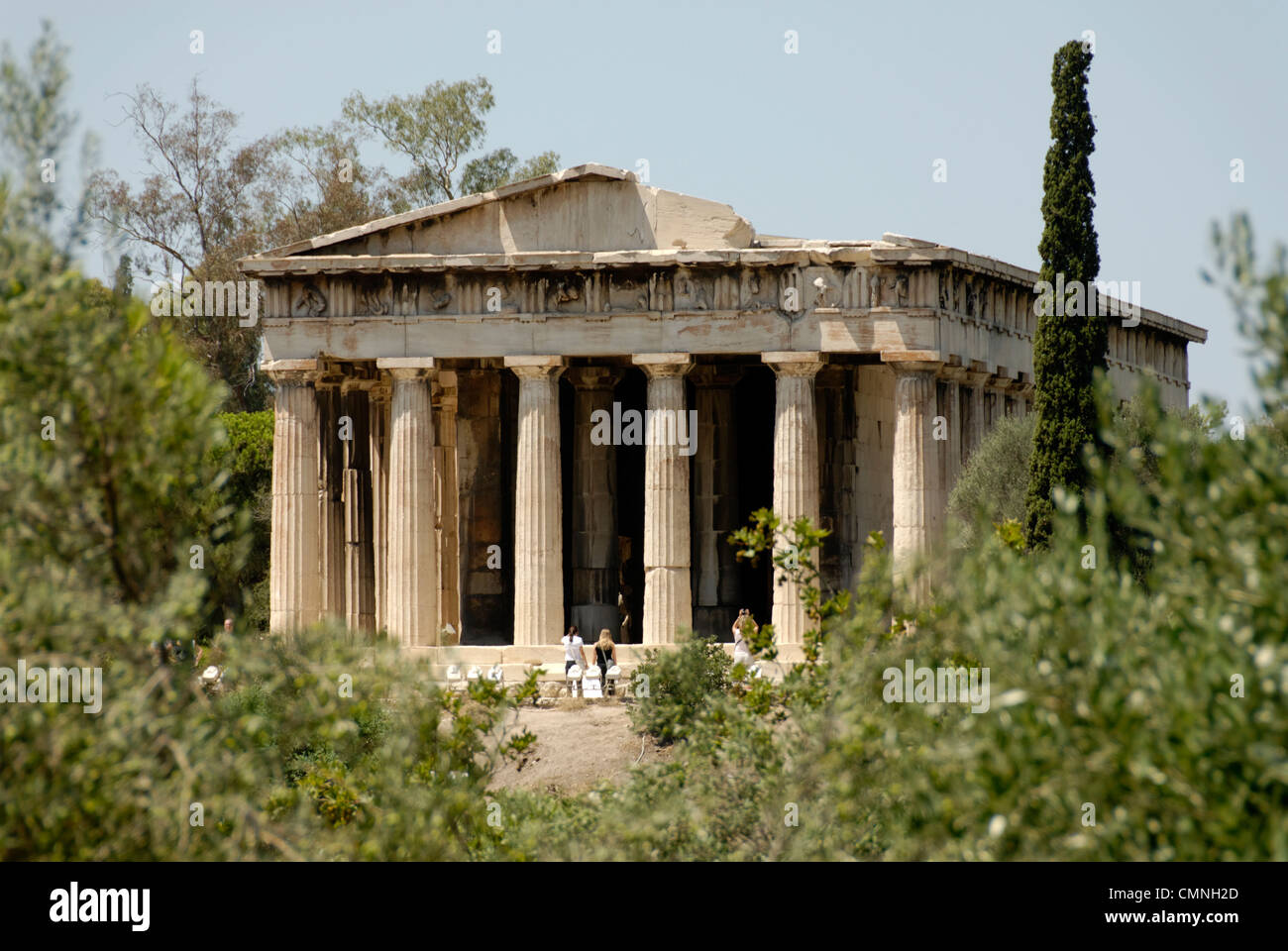 Ancient Agora. Athens. Greece. The Hephaisteion, the 5th century BC Temple  dedicated to Hephaestus and Athena Stock Photo - Alamy