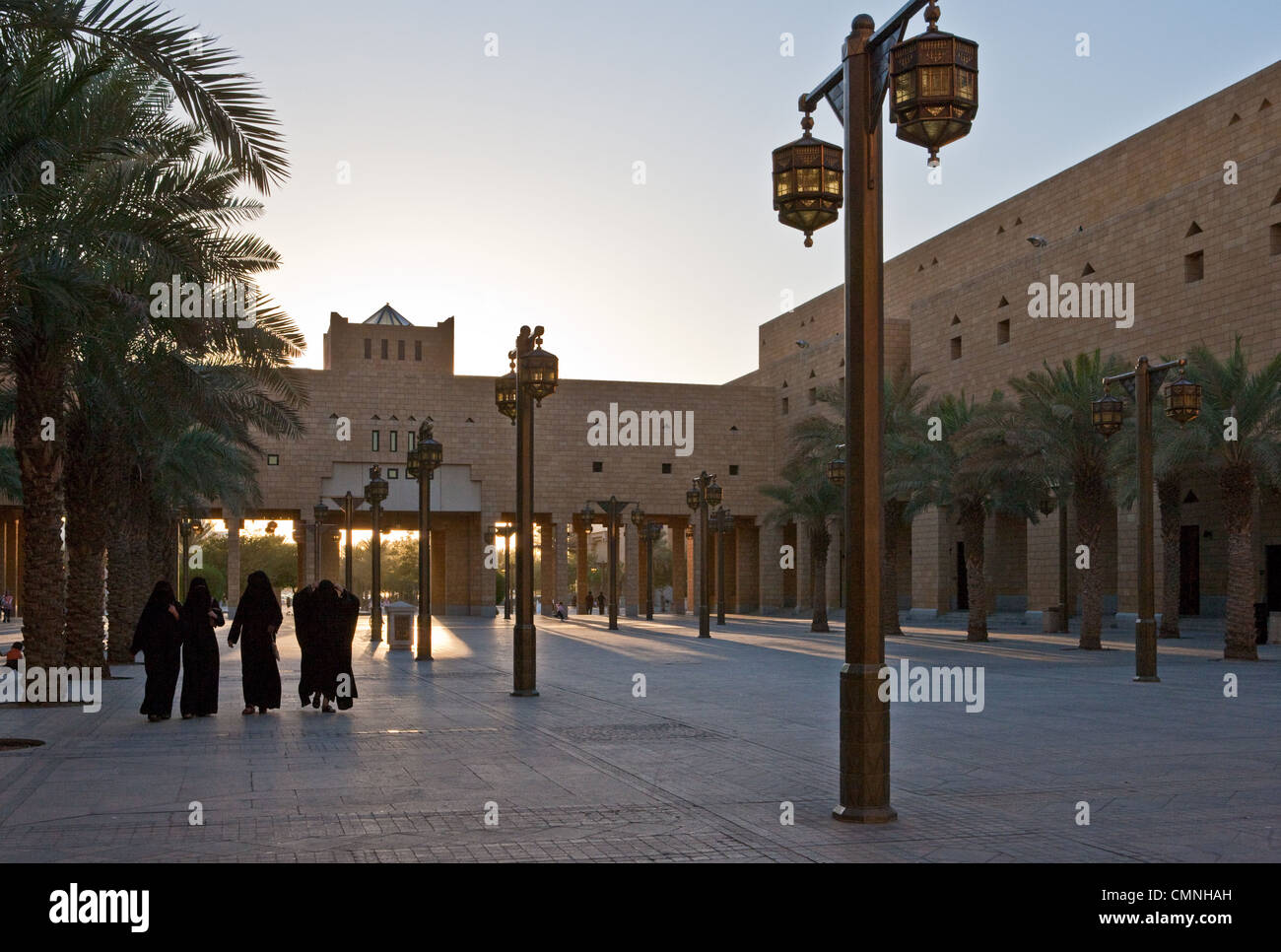 Asia Saudi Arabia Riyadh,the square root of the district Al Bathaa Stock Photo