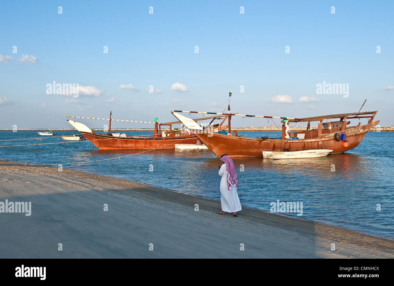 Asia Saudi Arabia Dammam,View of Promenade Stock Photo