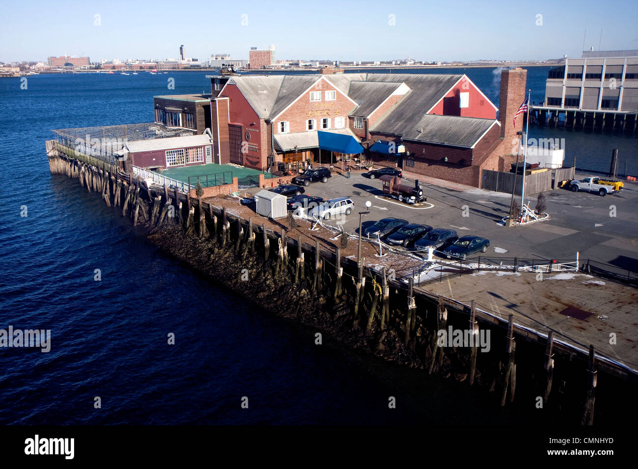 View of the coastline from the International Contemporary Art Museum in