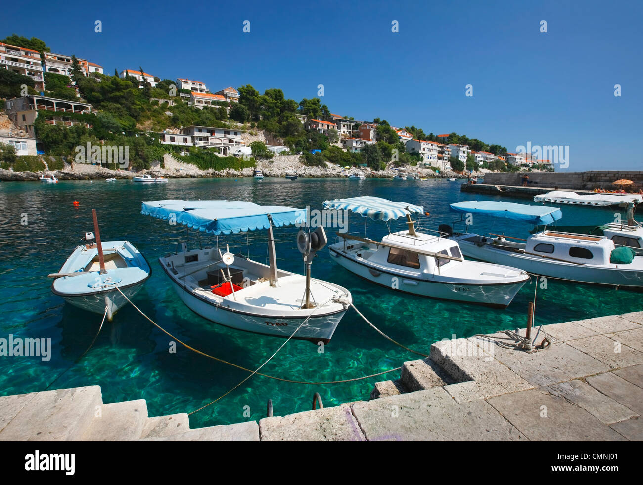 Zavalatica Zavalatica - Island Korcula Stock Photo - Alamy