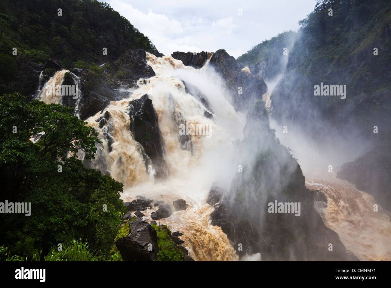 Barron Falls during the rainy season. Kuranda, Cairns, Queensland, Australia Stock Photo Alamy