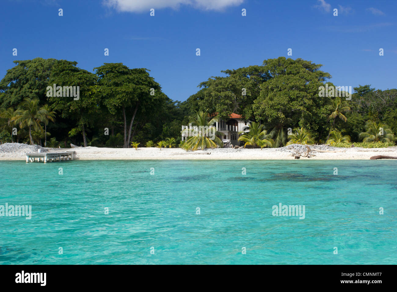 Utila Honduras Beach Stock Photo