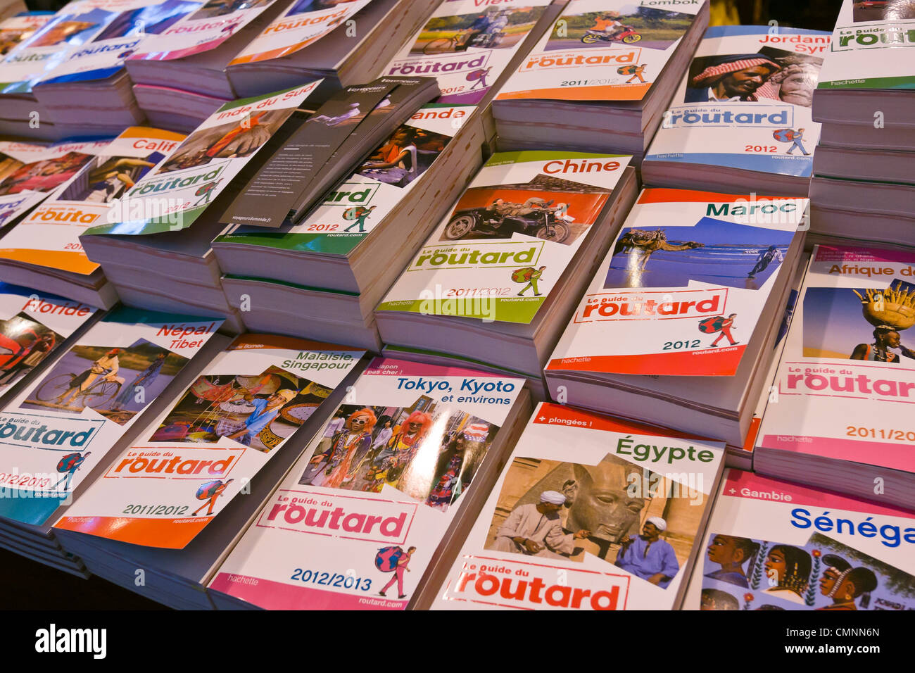 Hachette travel guide books booth International Tourism Show 2012 Paris