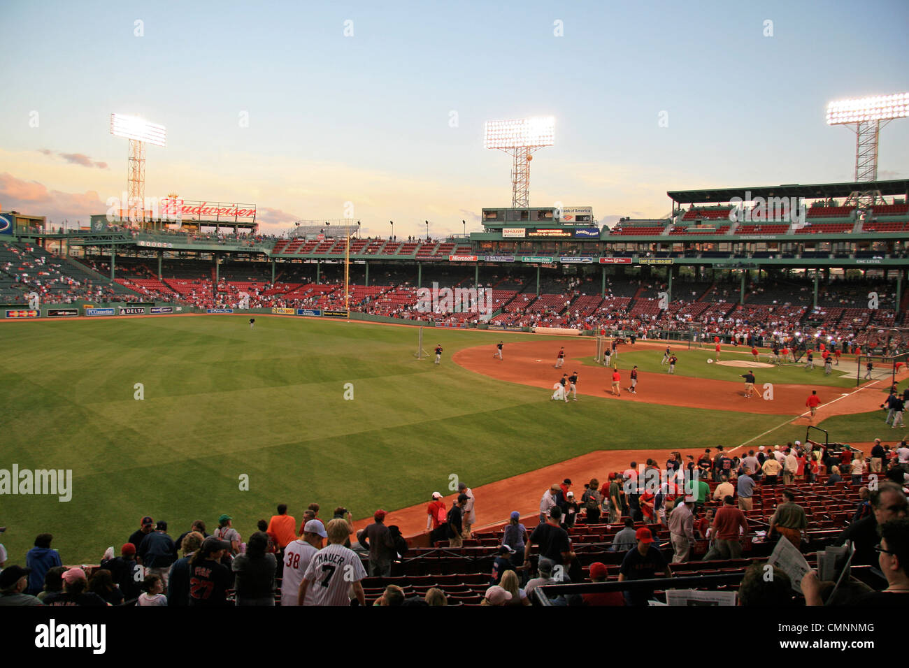 Fenway Park, home of the Boston Red Sox Major League Baseball team in Boston, Massachusetts, United States.(28 Sep 2007) Stock Photo