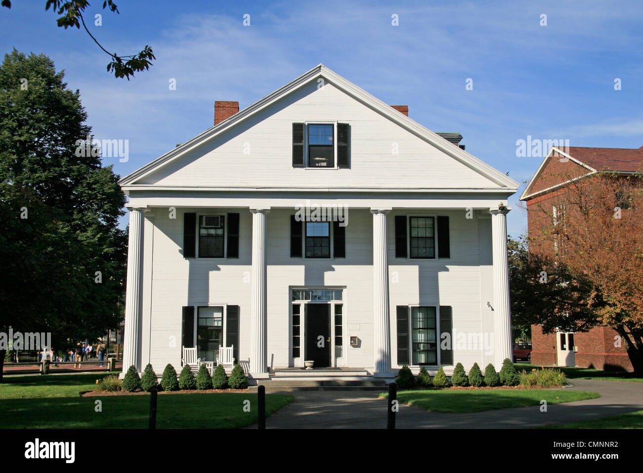 House, built 1830, Harvard University campus, Cambridge, Boston