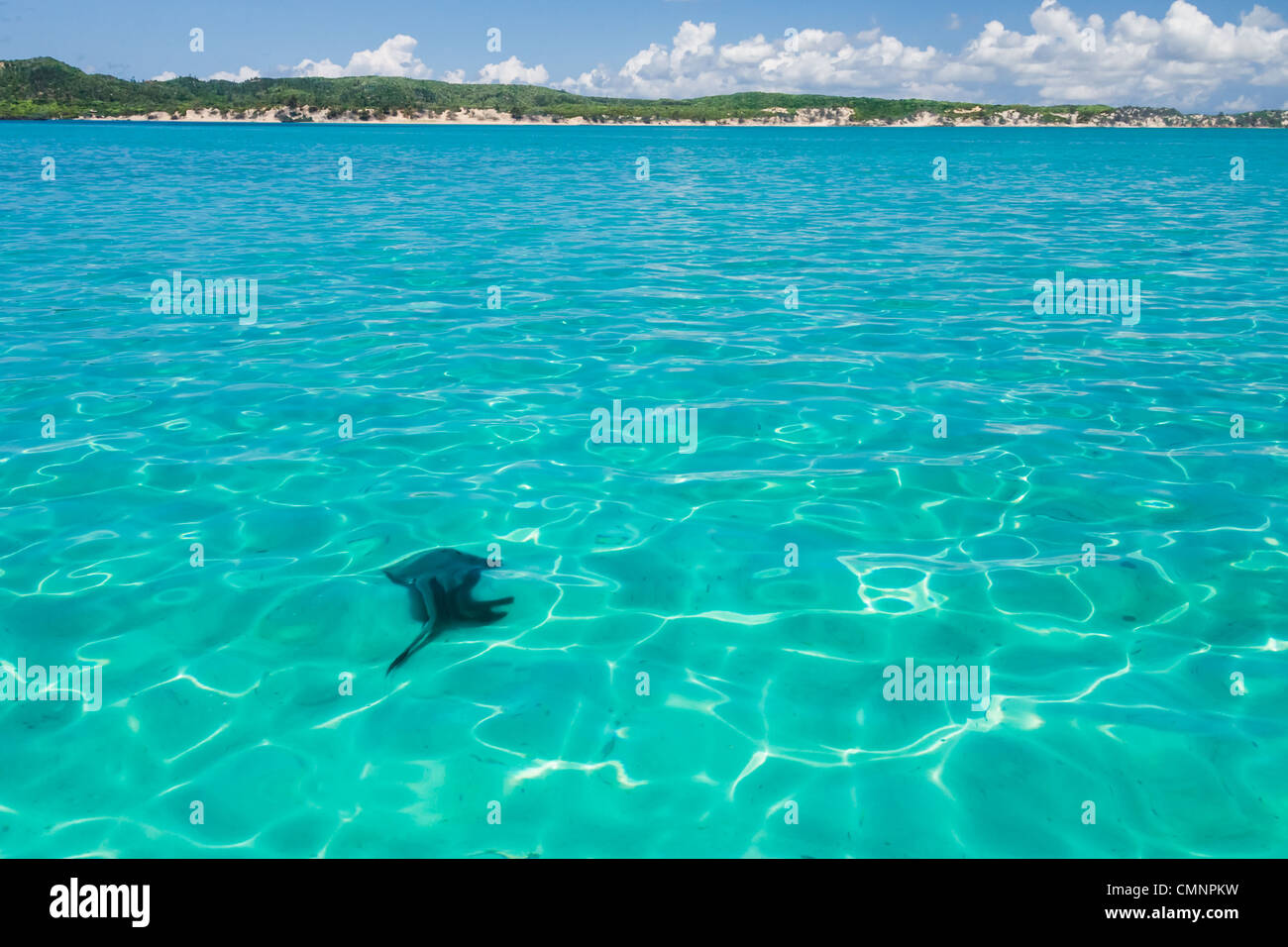 The emerald sea of Antsiranana bay (Diego Suarez), northern Madagascar Stock Photo