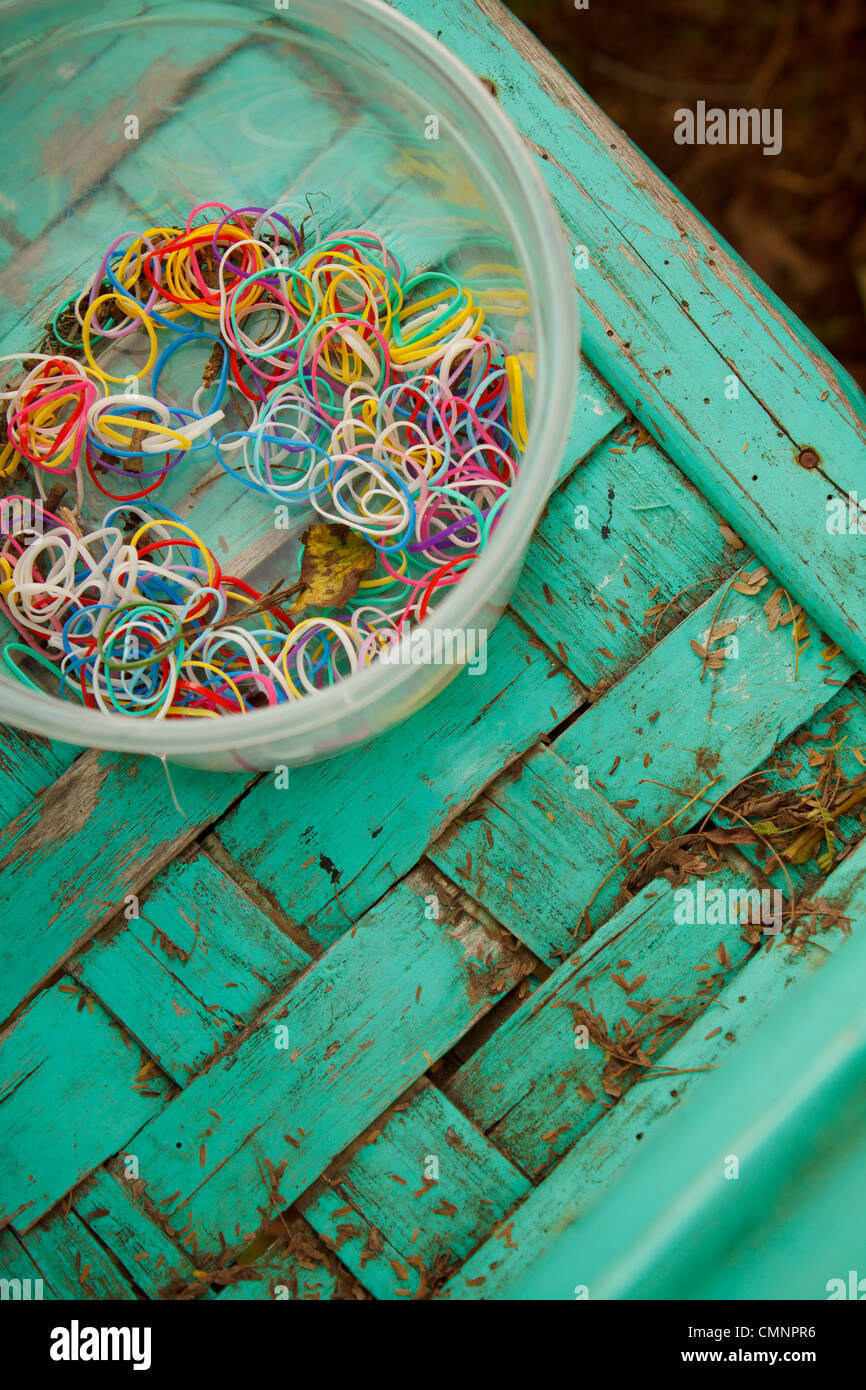 Elastic bands hair hires stock photography and images Alamy