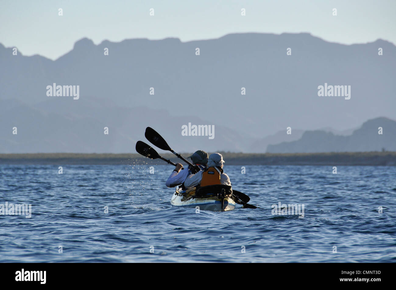 Sea kayaking in the Sea of Cortez, Loreto Bay National Park, Baja ...