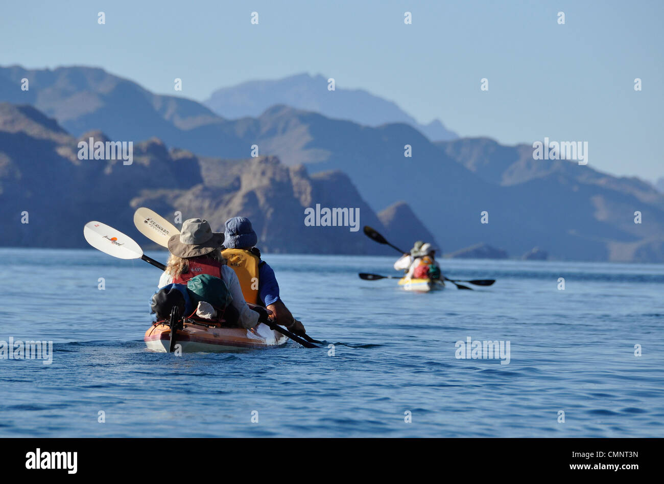 Sea kayaking in the Sea of Cortez, Loreto Bay National Park, Baja