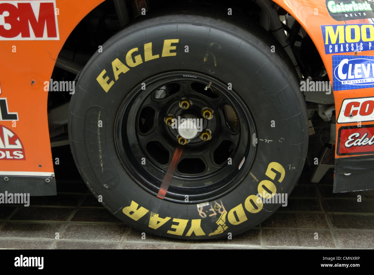 Inside the Hall of Fame Museum with it's exhibition of racing cars and