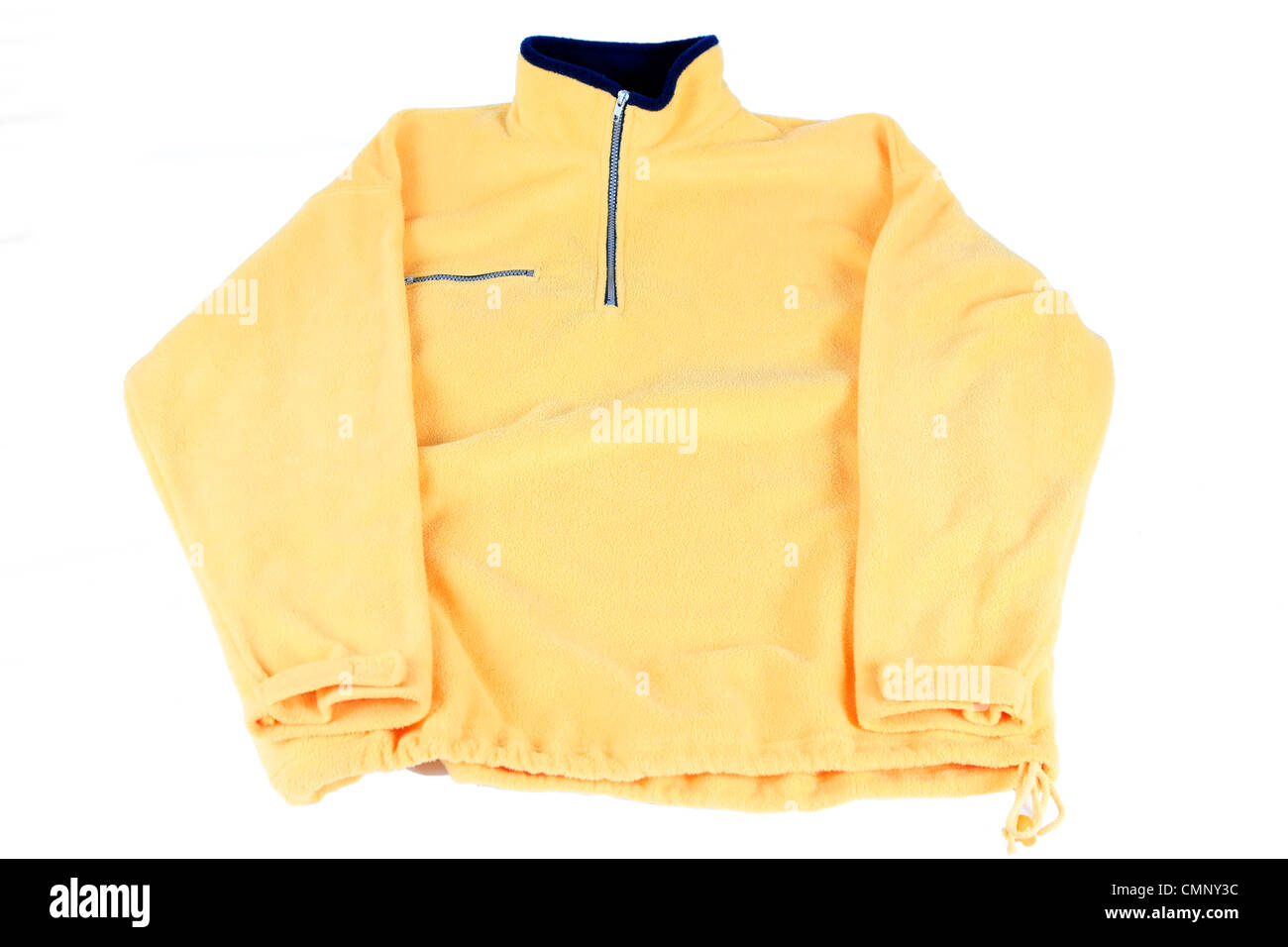 yellow fleece pullover