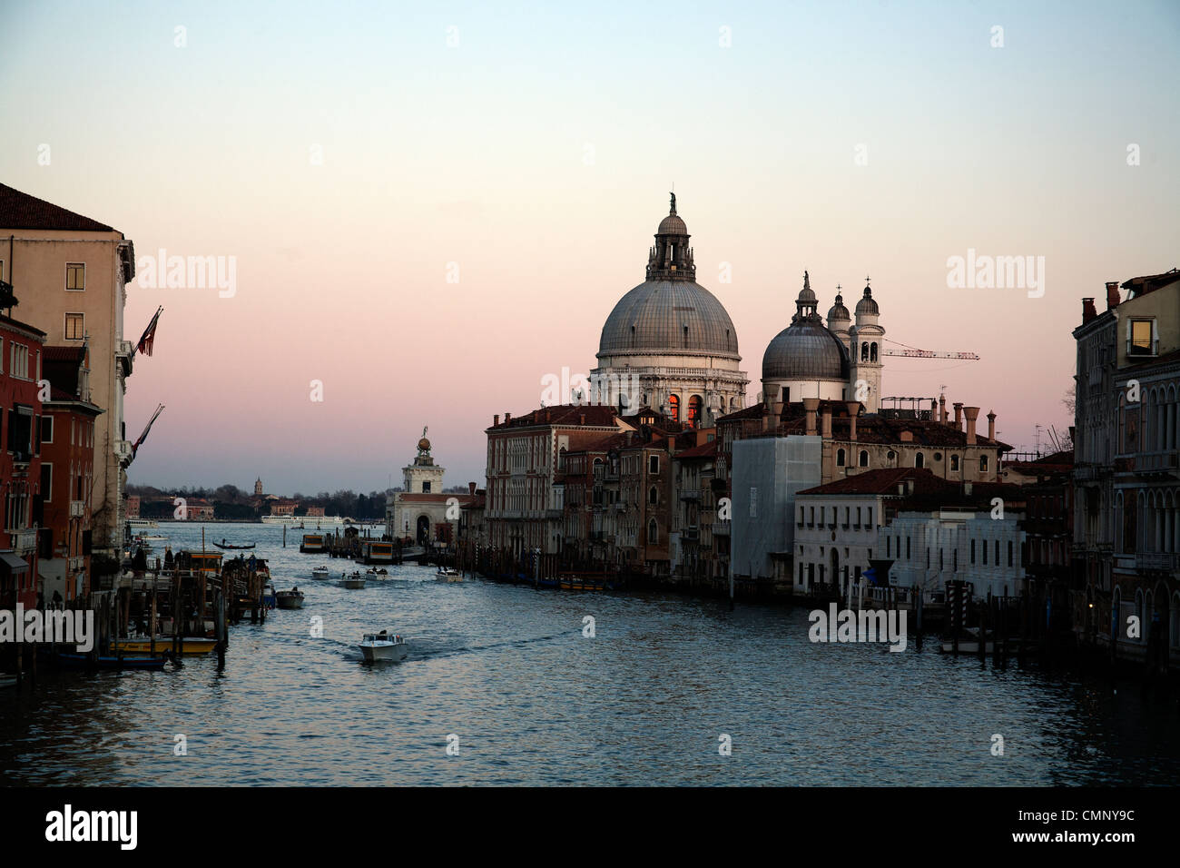 The Grand Canal with the Basilica di Santa Maria della Salute ( La ...