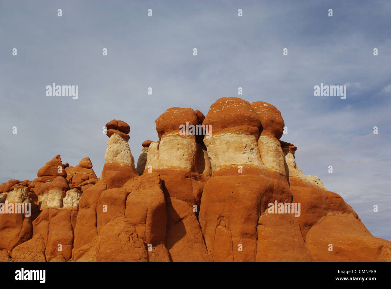 Bizarre rock formations in Little Egypt, Utah Stock Photo - Alamy