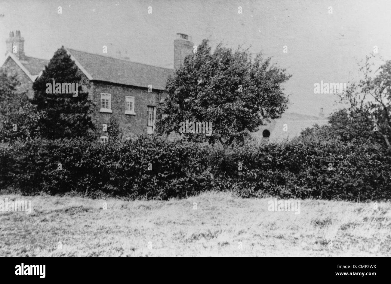 Newbolds Farm, Fallings Park, 1909. The farmhouse in 1909. Farms, Farming, Photographs Stock Photo