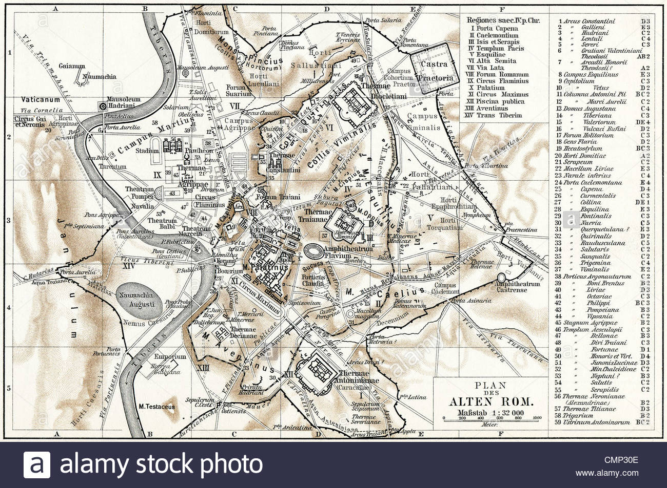 Map Of Ancient Rome CMP30E 