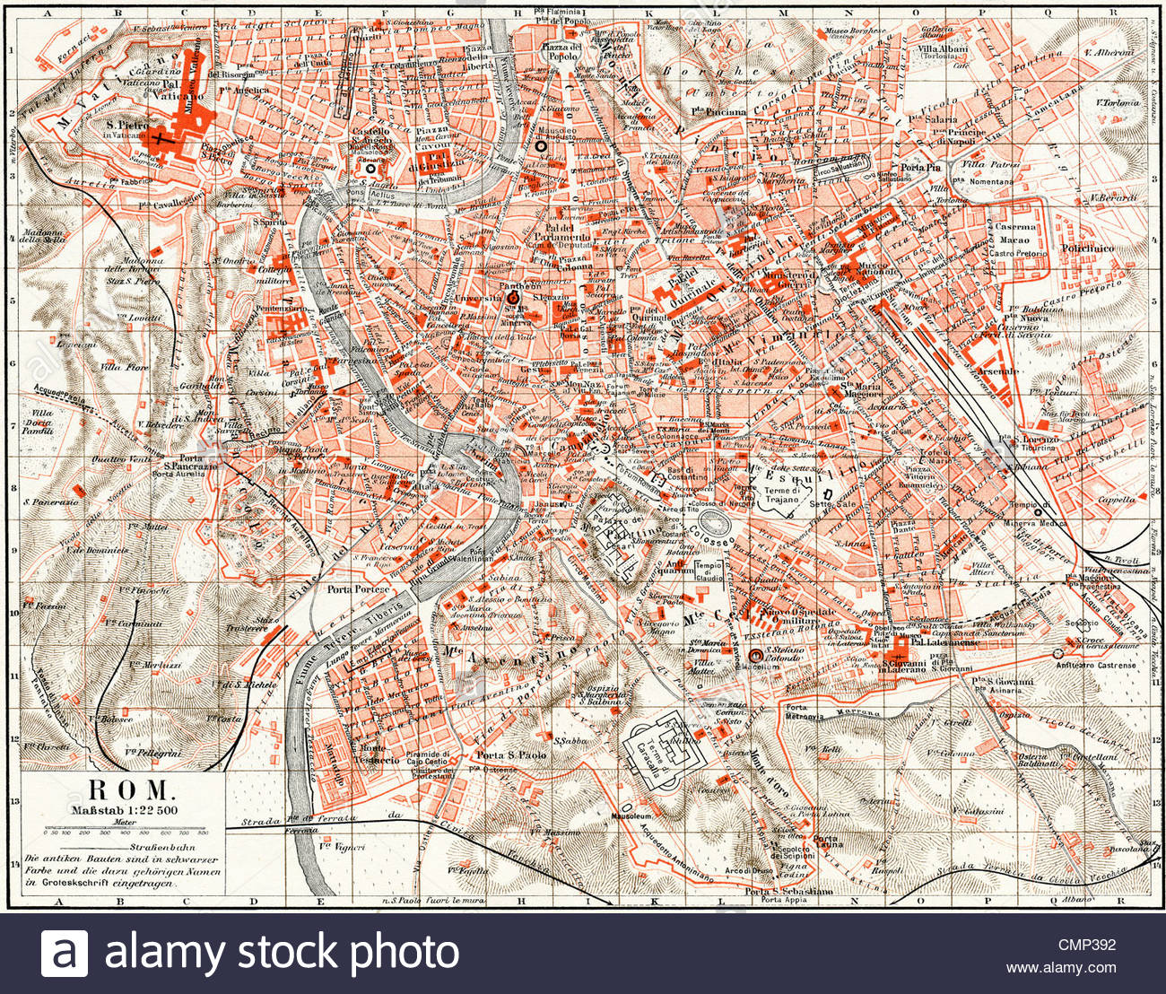 Map Of Ancient Rome Stock Photos & Map Of Ancient Rome Stock Images - Alamy