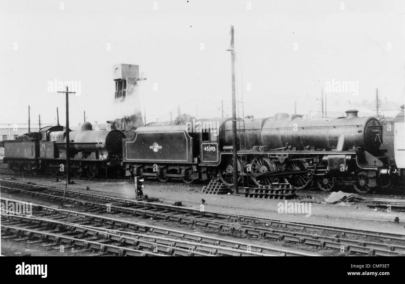 Steam Bushbury, 1959. Two at Bushbury