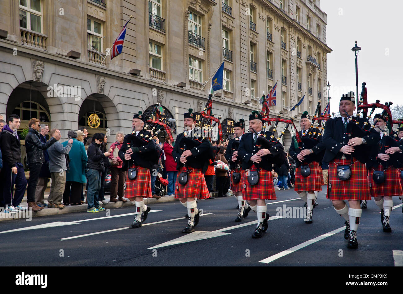 St Patrick's Day parade , London 2012 Stock Photo