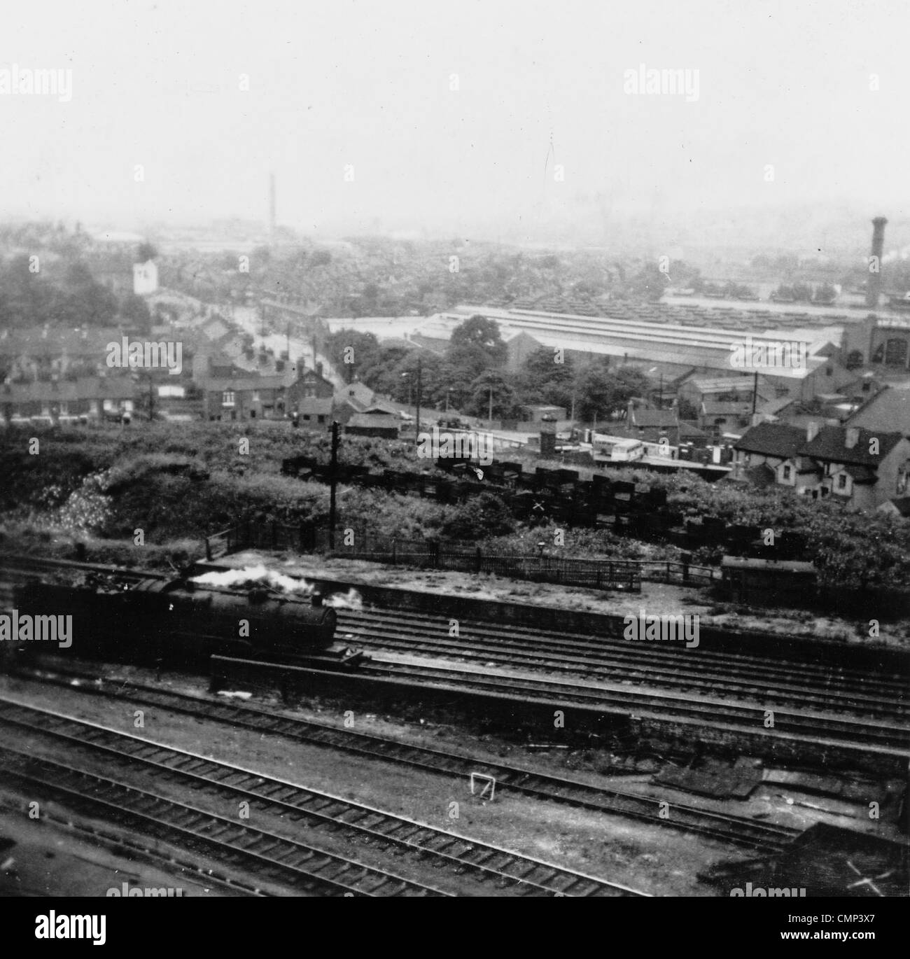 Stafford Road Works, Wolverhampton, circa 1948. A view of